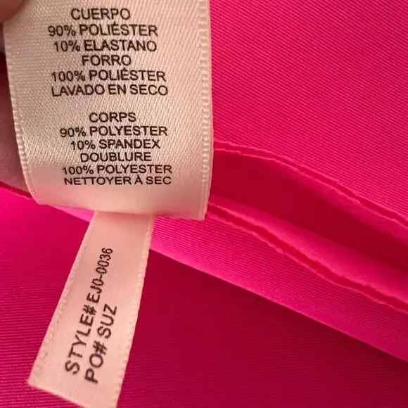 Eliza J Pink Ruffle Sleeve Dress - Picture 9 of 13